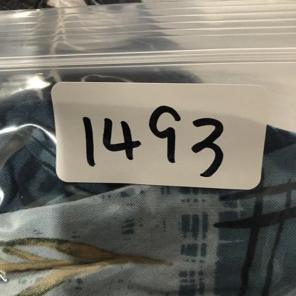 Island Blue Shirt Men 2XL Blu Floral Block Print Rayon Short Sleeve Hawaiian XXL - Picture 7 of 7